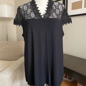 Black Lace Top